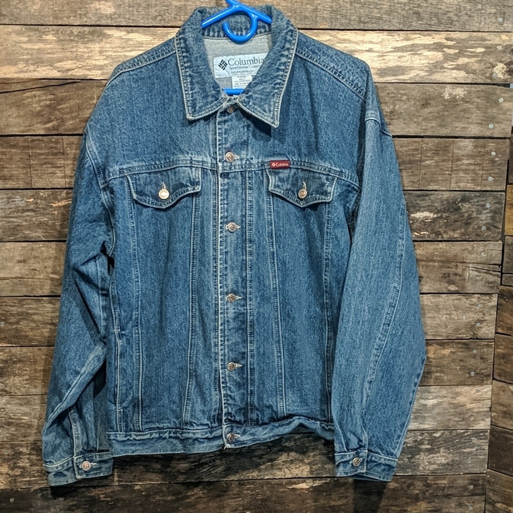Mens Columbia denim jacket